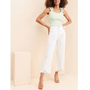 DL1961 Hepburn High Rise Wide Leg Jeans